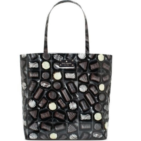 🎀 Kate Spade Chocolate Candy Bon Shopper Set - Picture 2 of 7